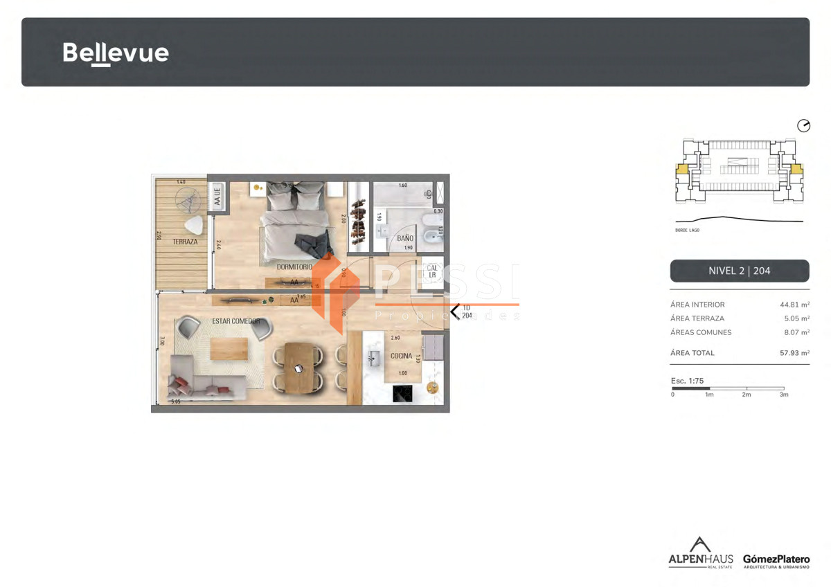 Apartamento ID.2281 - Venta apartamento 1 dormitorio en construcción en Carrasco