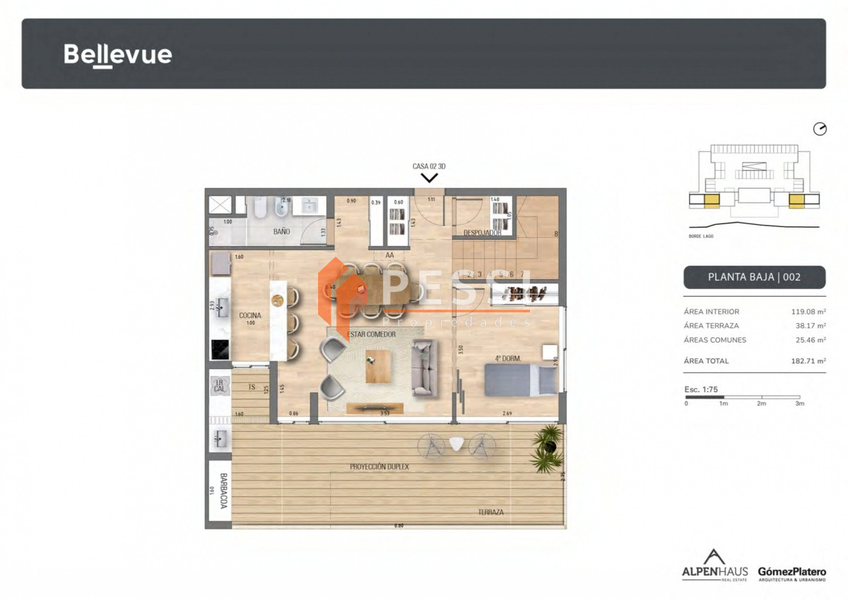 Apartamento ID.2293/Venta-duplex-4-dormitorios-en-construcción-en-Carrasco - Venta duplex 4 dormitorios en construcción en Carrasco