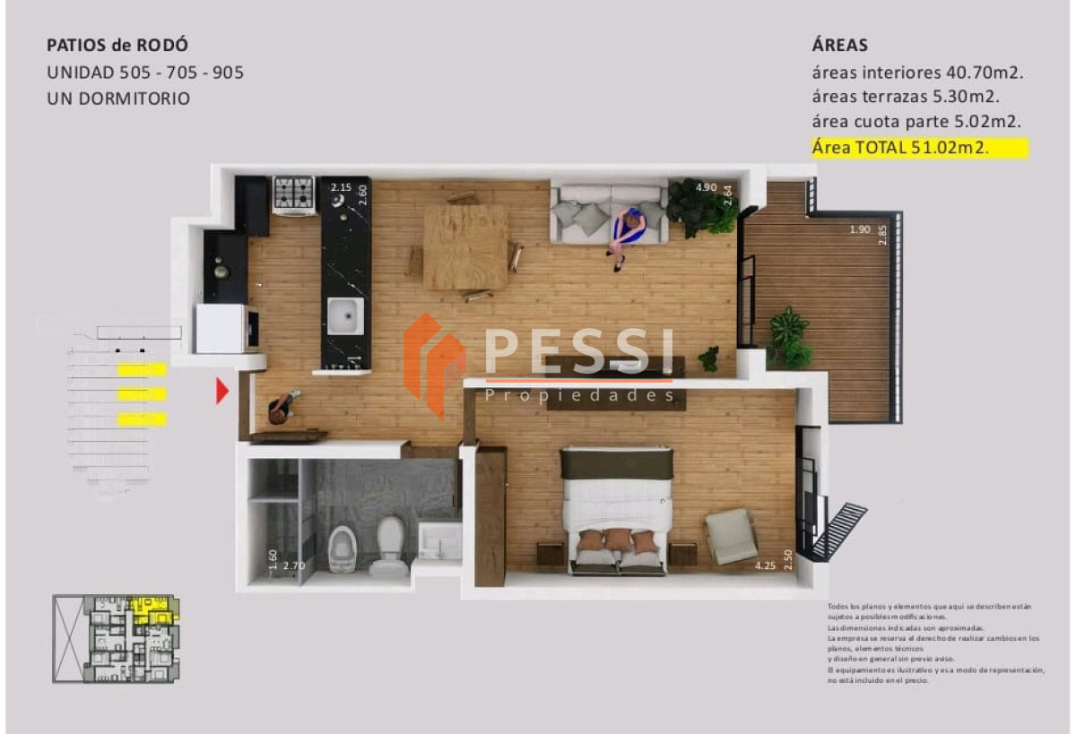 Apartamento ID.2493/Venta-apartamento-1-dormitorio-en-Cordón,-entrega-diciembre-2026 - Venta apartamento 1 dormitorio en Cordón, entrega diciembre 2026