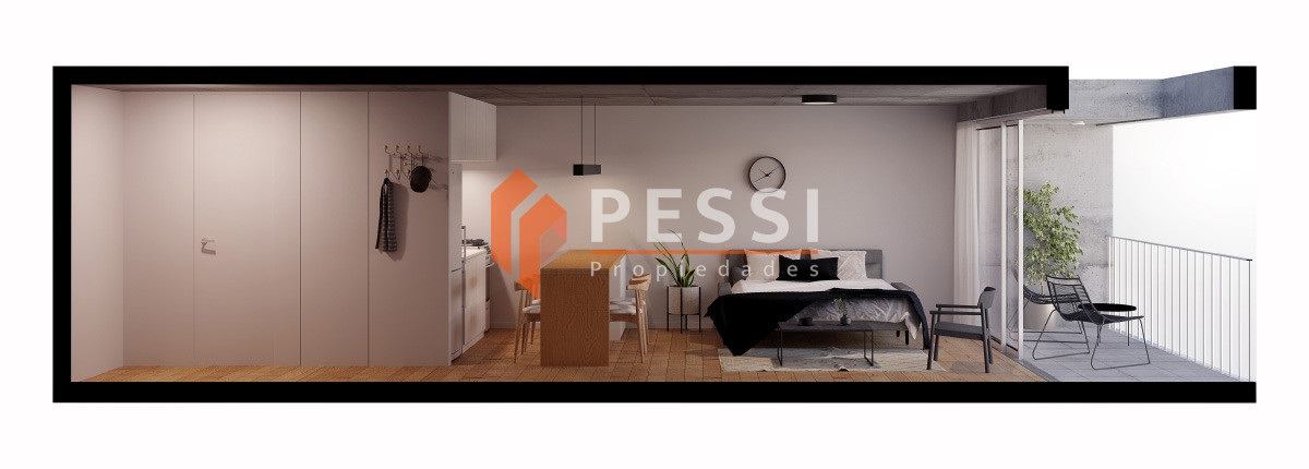 Apartamento ID.2488/Venta-monoambiente-a-estrenar-en-Cordón- - Venta monoambiente a estrenar en Cordón 