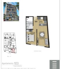 Venta apartamento 1 dormitorio