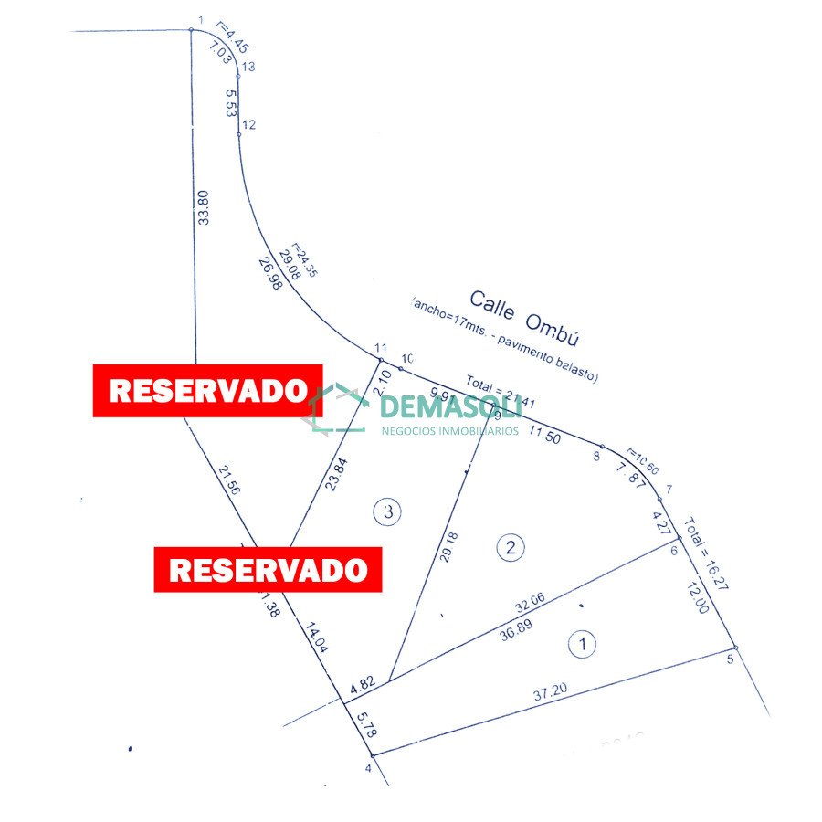 Terreno ID.1285 - TERRENOS EN BARRIO ESTACION - PAN DE AZUCAR