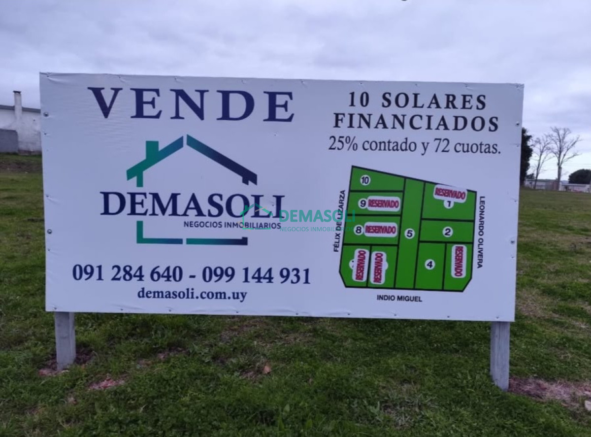 Terreno ID.1577 - Se vende terreno en Pan de Azúcar, posibilidad de financiación 