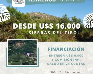 TERRENOS EN SIERRA DEL TIROL - PAN DE AZUCAR