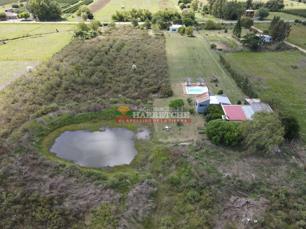 Chacra ID.438 - Chacra en Las Violetas, 2 has con casa, barbacoa, piscina
