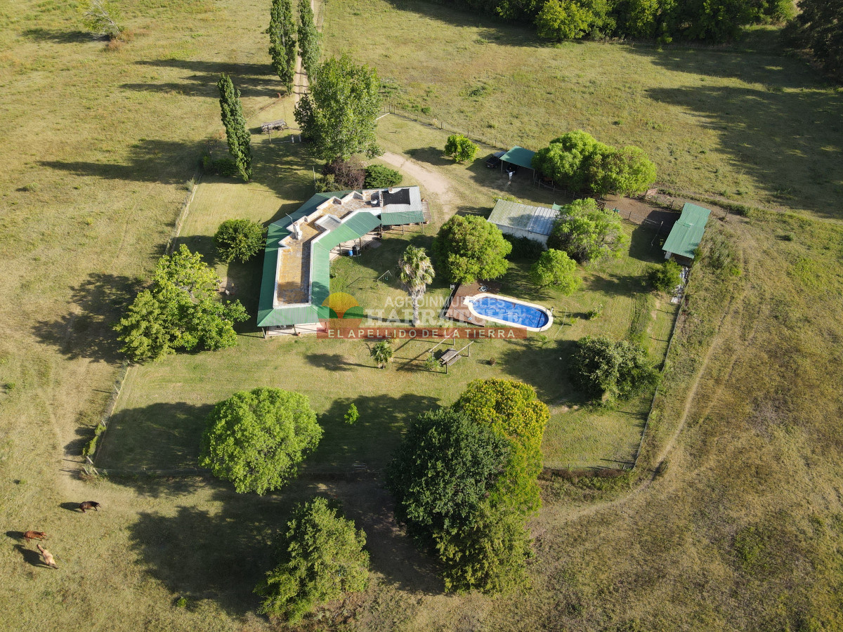 Chacra ID.448 - Chacra en Melilla, 10 has, casco de 3 dormitorios, 2 baños, piscina, galpón.