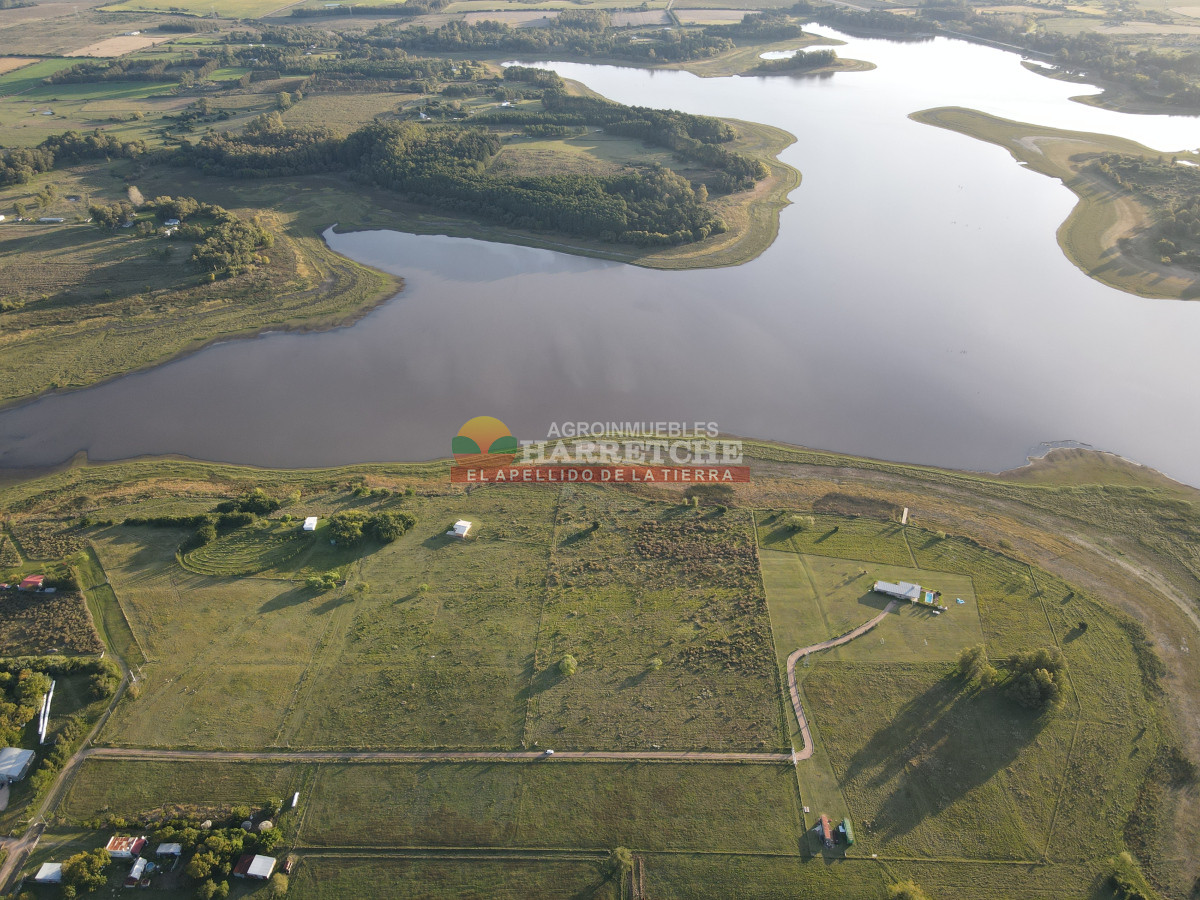 Chacra ID.449 - Chacra sin construcciones con la costa del Embalse Canelón Grande Única!!