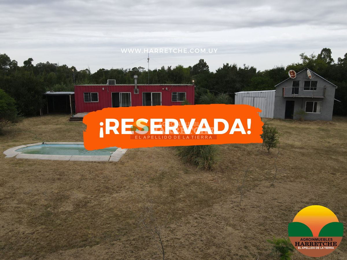 Chacra ID.503 - Chacra en Rincón del Colorado, 3 has, 2 casas, piscina.