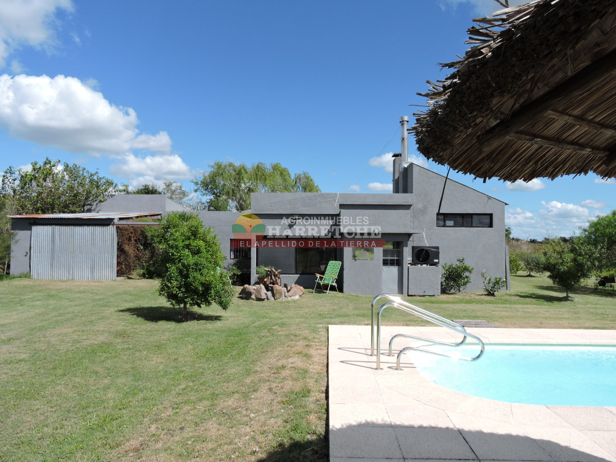 Chacra ID.438 - Chacra en Las Violetas, 2 has con casa, barbacoa, piscina