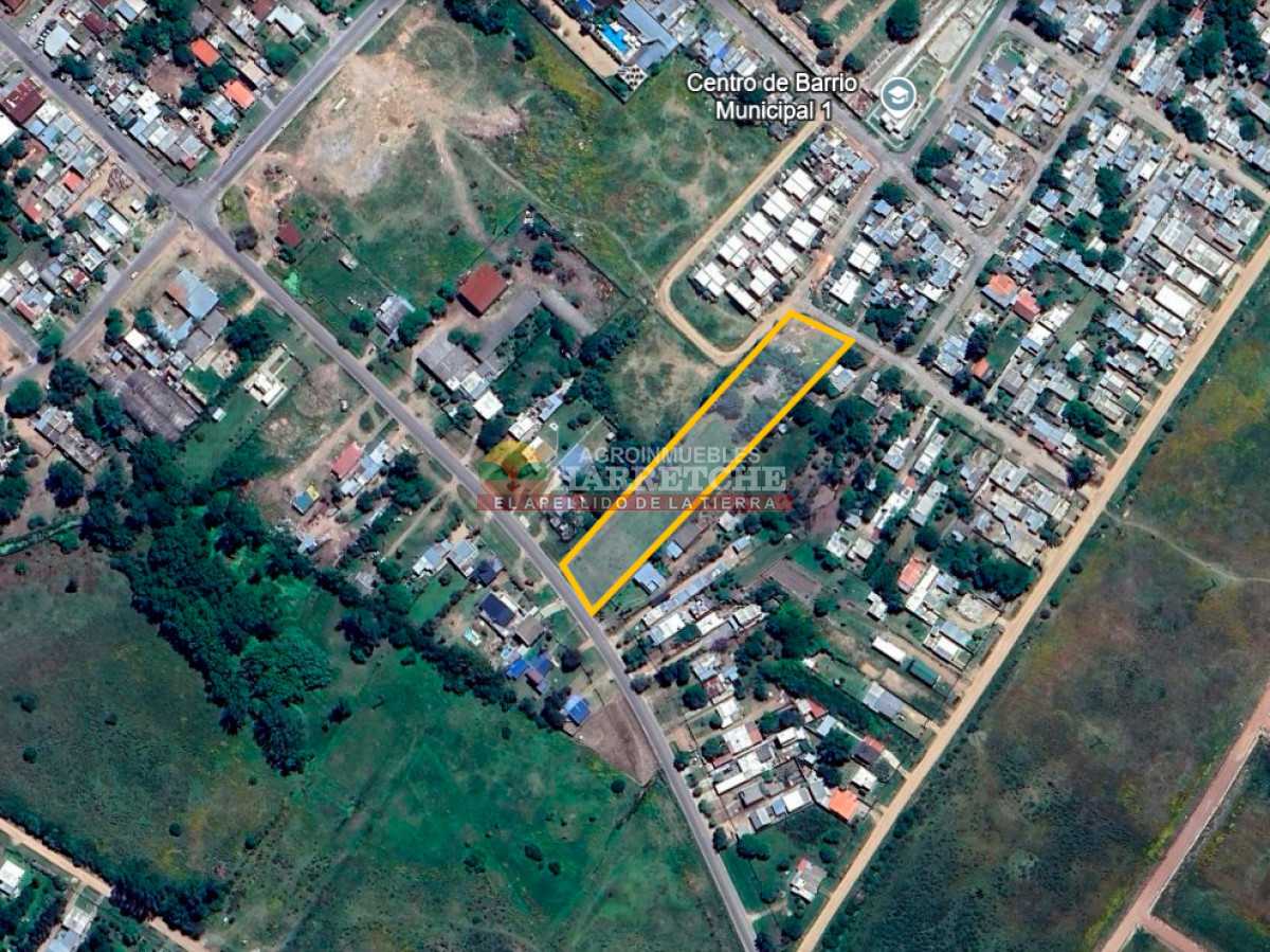 Terreno ID.514 - Terreno en Santa Lucia, 4696 m2 con frente a ruta y calle!