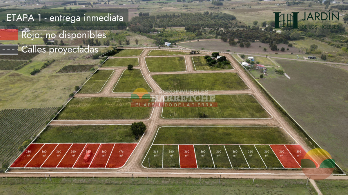 Terreno ID.515 - Terreno de 364 m2 en Progreso, Jardín de los Ingleses (1) ¡Financiación directa! 