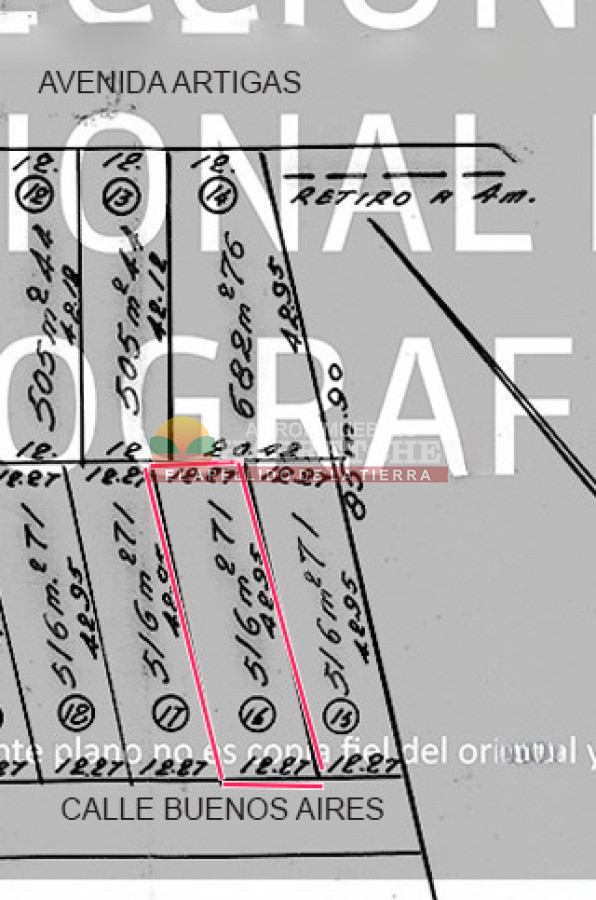 Terreno ID.499 - Terreno en Progreso, 517 m2 a 2 cuadras de Av. Artigas.