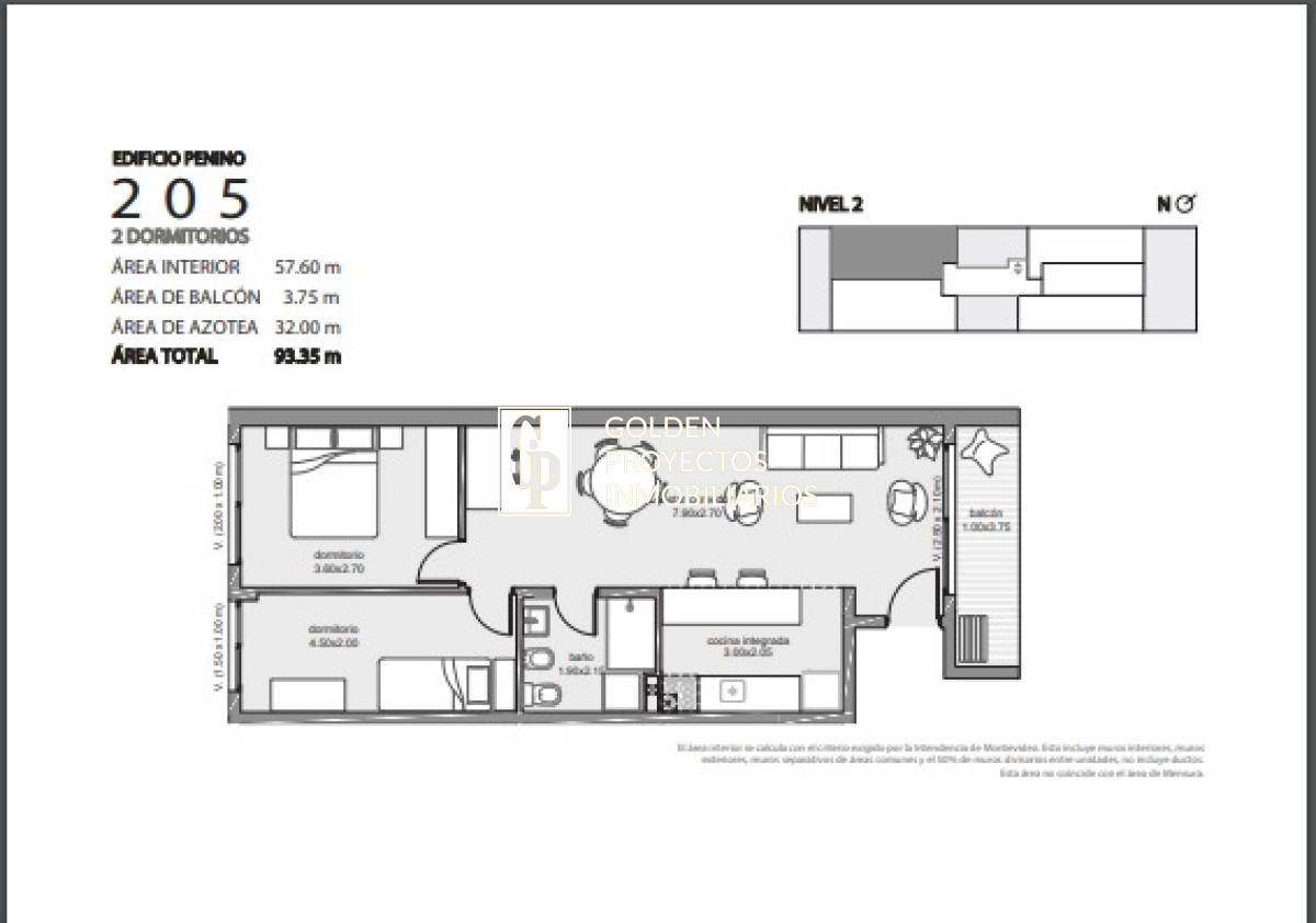 Apartamento ID.444 - monoambiente en Venta en Edificio Penino , Buceo