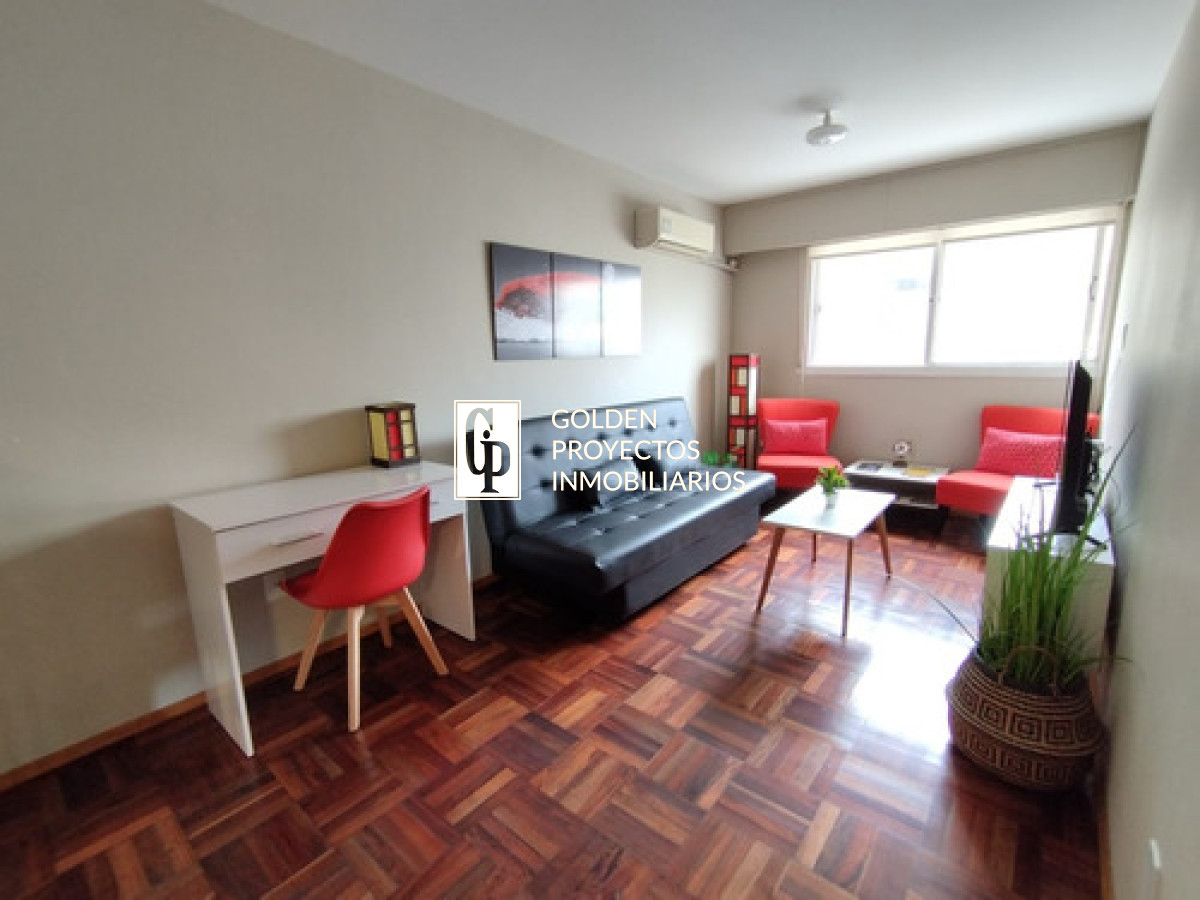 Apartamento ID.515/Apartamento-Amoblado-En-Alquiler-1-Dormitorio-Centro - Apartamento Amoblado En Alquiler 1 Dormitorio Centro