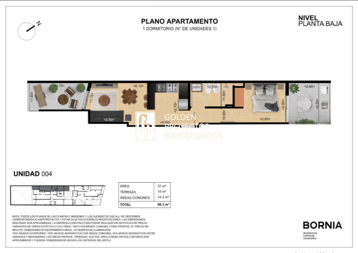 Apartamento ID.663 - Apartamento en Venta un Dormitorio en Kiu Tower Cibils , La Blanqueada