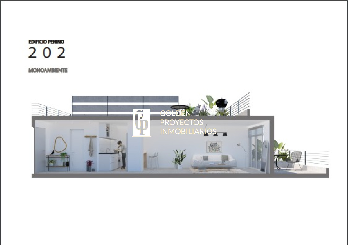 Apartamento ID.444 - monoambiente en Venta en Edificio Penino , Buceo