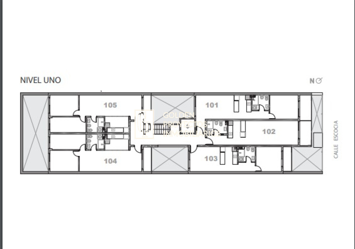 Apartamento ID.445 - Apartamento 1 Dormitorio en Venta  en Edificio Penino , Buceo