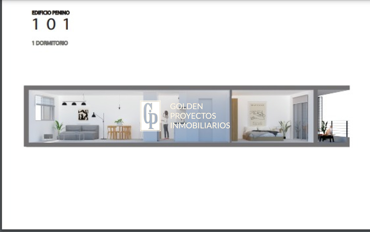 Apartamento ID.444 - monoambiente en Venta en Edificio Penino , Buceo