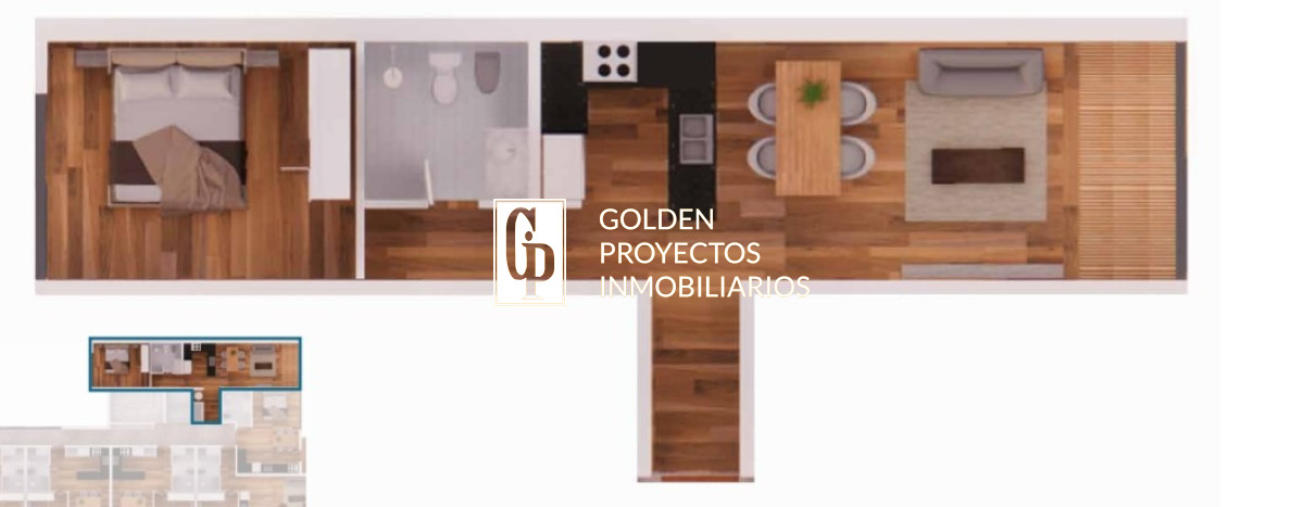 Apartamento ID.398 - Apartamento un Dormitorio en Venta en Torre Munich , Cordón 