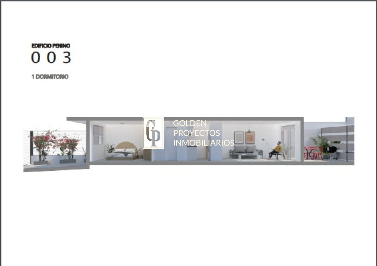 Apartamento ID.444 - monoambiente en Venta en Edificio Penino , Buceo