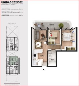 Apartamento ID.680 - Apartamento en Venta un Dormitorio en M5 Punta Gorda 