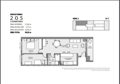 Apartamento ID.444 - monoambiente en Venta en Edificio Penino , Buceo