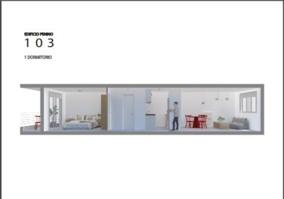 Apartamento ID.445 - Apartamento 1 Dormitorio en Venta  en Edificio Penino , Buceo