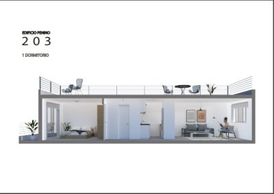 Apartamento ID.444 - monoambiente en Venta en Edificio Penino , Buceo