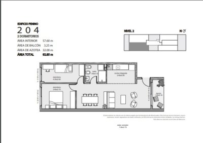 Apartamento ID.444 - monoambiente en Venta en Edificio Penino , Buceo