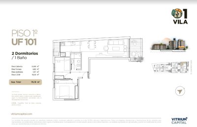 Apartamento ID.480 - Apartamento en Venta 2 dormitorios en 01 Vila