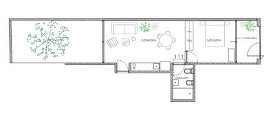 Apartamento ID.380 - Apartamento 1 Dormitorio en Venta en Près Isla de Flores