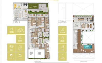 Apartamento ID.357 - Monoambiente en Venta en  MET TECH Cordón