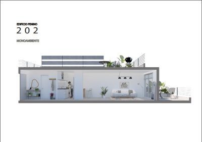 Apartamento ID.444 - monoambiente en Venta en Edificio Penino , Buceo