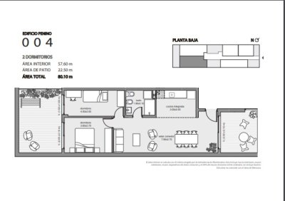 Apartamento ID.444 - monoambiente en Venta en Edificio Penino , Buceo