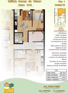 Apartamento ID.609 - Apartamento En Venta De 1 Dormitorio En Malvin 