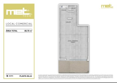 Apartamento ID.357 - Monoambiente en Venta en  MET TECH Cordón
