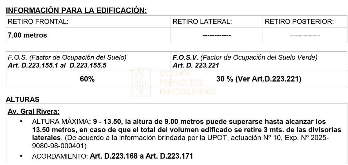 Terreno ID.877/Terreno-en-Venta-419m2-en-Malvin- - Terreno en Venta 419m2 en Malvin 