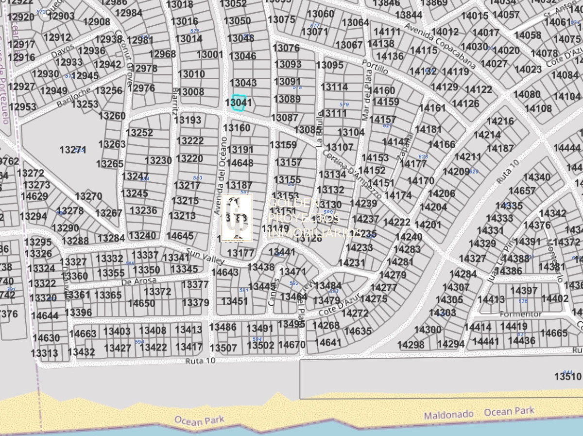 Terreno ID.775/ - Terreno en Venta 708 m2 Ocean Park 