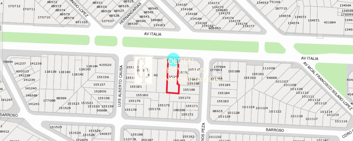Terreno ID.275/Venta-terreno,Buceo. - Venta terreno,Buceo.