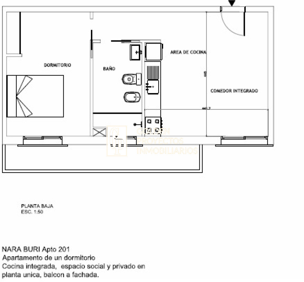 Apartamento ID.689 - Venta apartamento 2 dormitorio, Aguada, estrenar