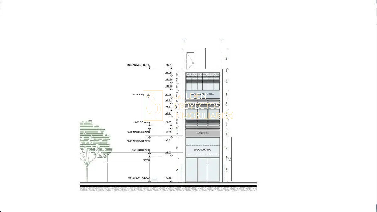 Oficina ID.737/Edificio-en-Alquiler-Uso-Exclusivo-Frente-a-WTC-con-Garage-en-Pocitos - Edificio en Alquiler Uso Exclusivo Frente a WTC con Garage en Pocitos
