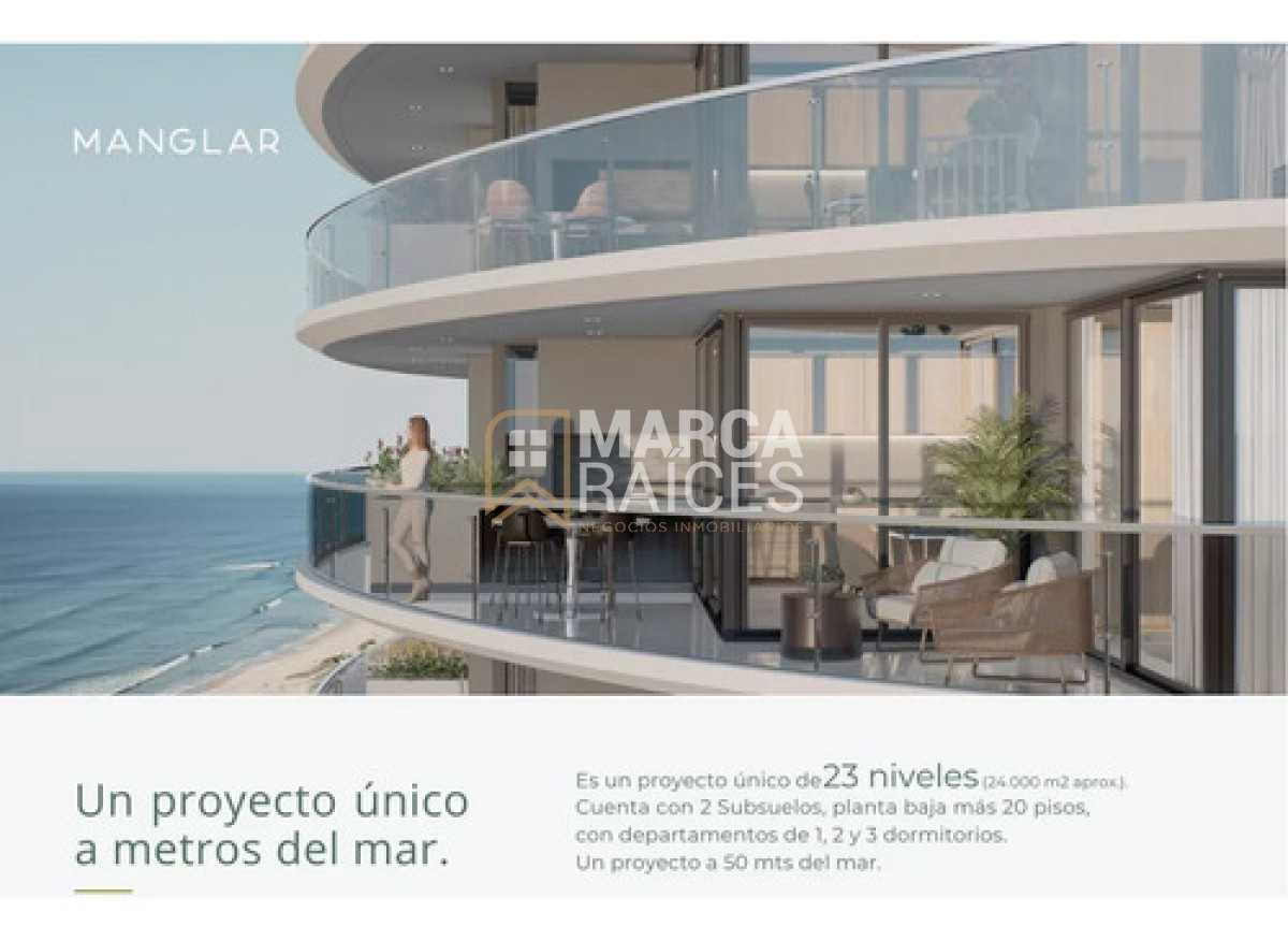 Apartamento ID.1496 - Venta Apartamento 2 Dormitorios en Playa Brava, Punta Del Este. 