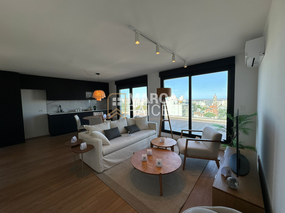 Apartamento ID.1201 - Venta Pent House 2 Dormitorios Con Renta Terraza con Parrillero Y Garaje Doble Punta Carretas Montevideo