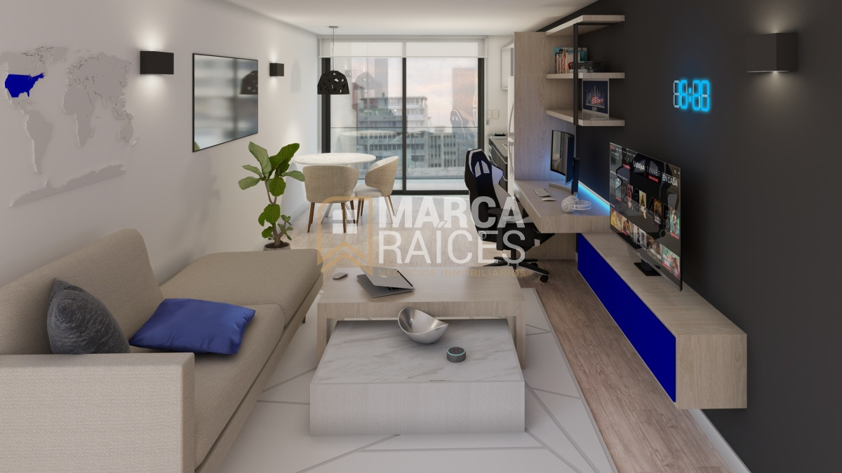 Apartamento ID.832 - Venta 1 Dormitorio a Estrenar semi equipado La Blanqueada Montevideo