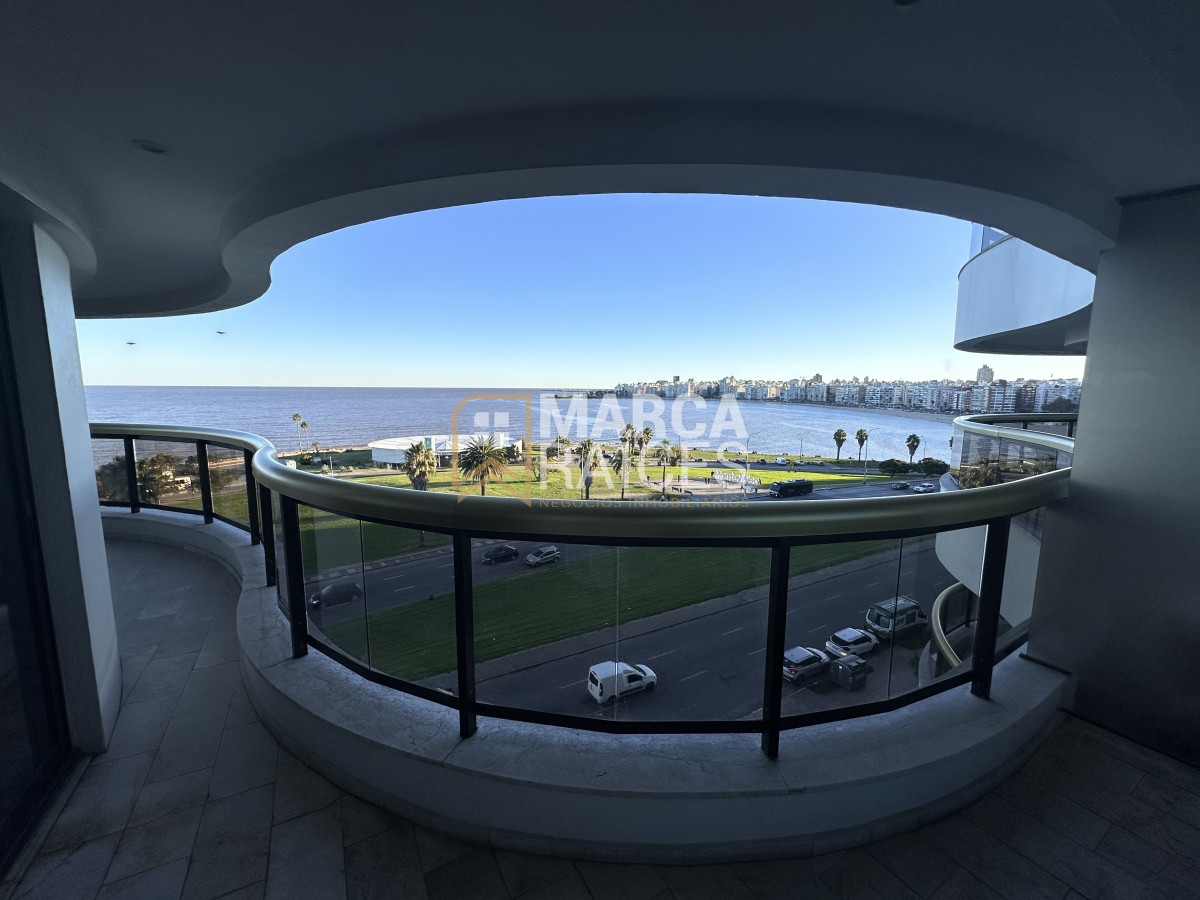 Apartamento ID.853 - Venta Apartamento Frente a Rambla Kibon 3 Dormitorios + Servicio Garage Doble Vista a la Rambla Pocitos Montevideo
