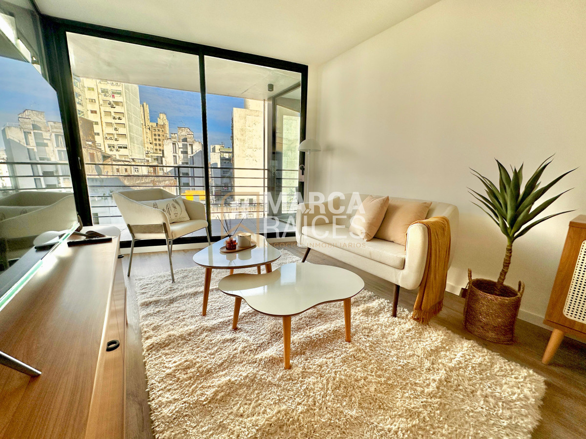 Apartamento ID.1012 - Venta Apartamento 2 Dormitorios a Estrenar Piso 6 Centro Montevideo