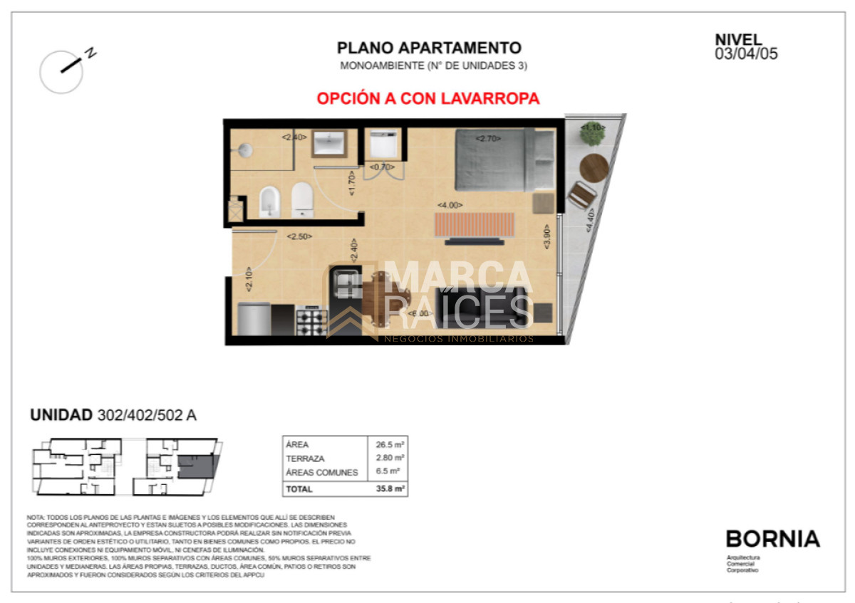 Apartamento ID.1593 - Venta Apartamento Monoambiente La Blanqueada proximo a entregar Montevideo