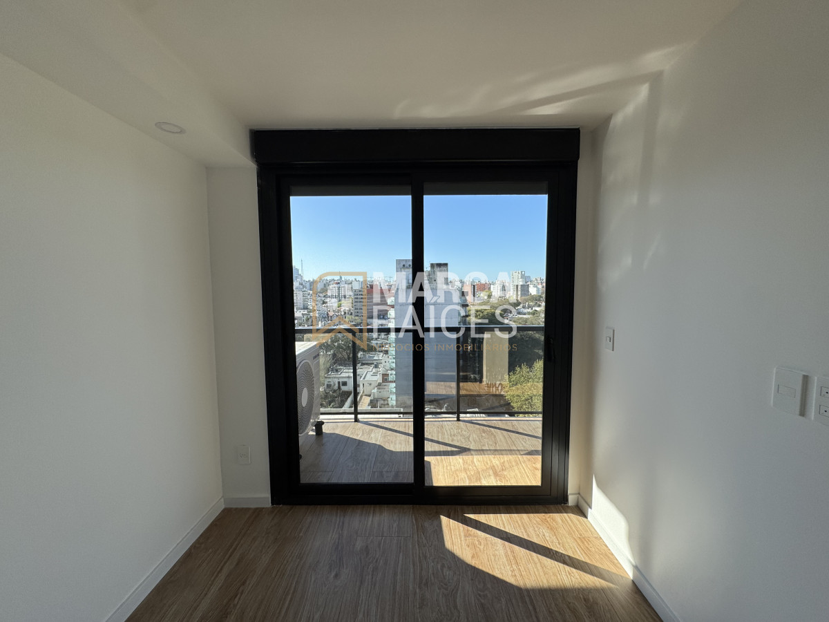 Apartamento ID.1622 - Alquiler Apartamento 1 dormitorio A Estrenar Piso Alto Luminoso Semi Equipado Pocitos Montevideo