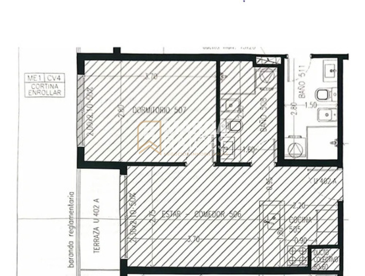 Apartamento ID.1862 - Alquiler Apartamento 1 Dormitorio a estrenar. La Blanqueada, Canelones