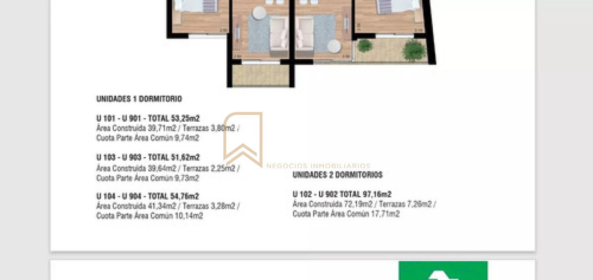 Apartamento ID.1431 - Venta Apartamento 1 Dormitorio Al Frente Tres Cruces Montevideo
